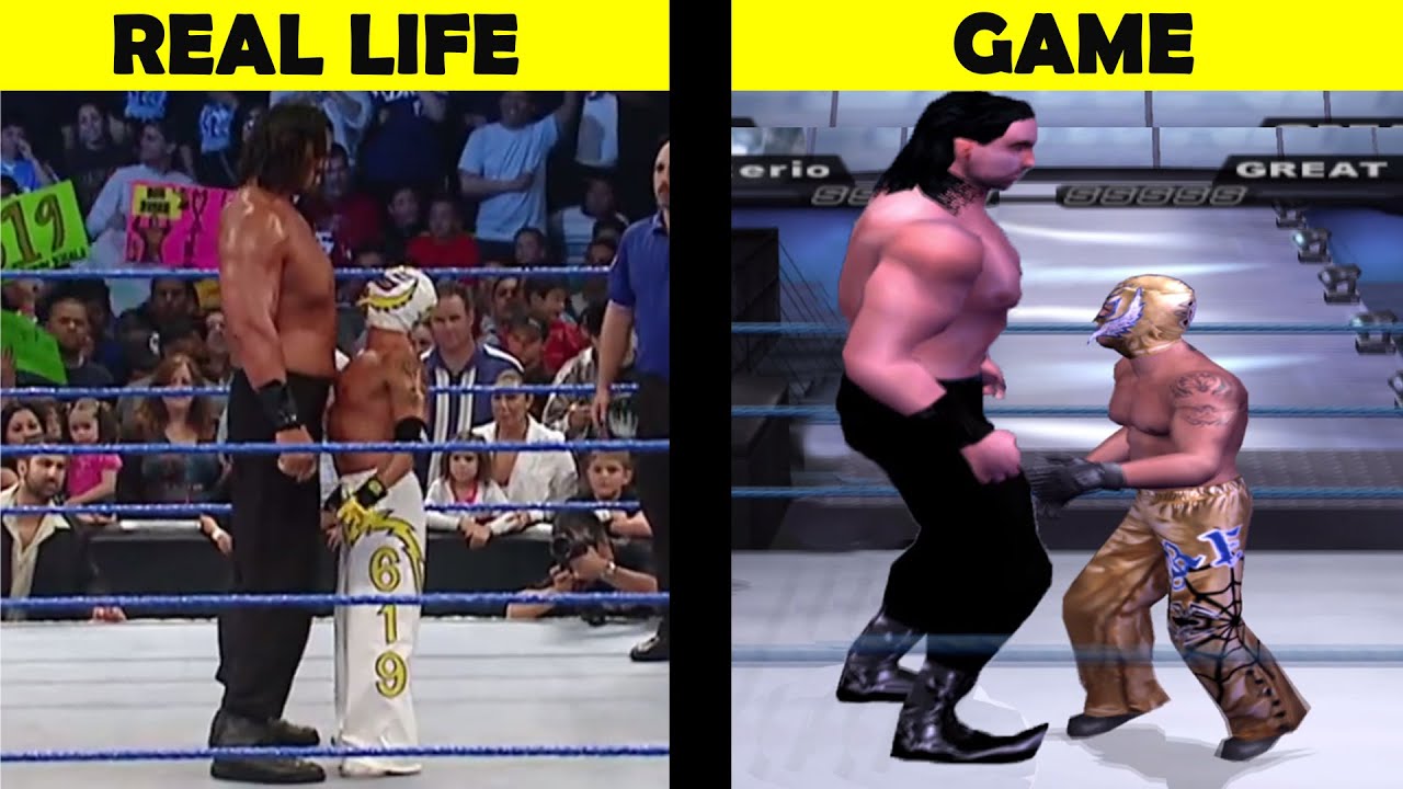 Rey Mysterio Vs Great Khali Smackdown Pain PS2 - Smackdown Here Comes The Pain