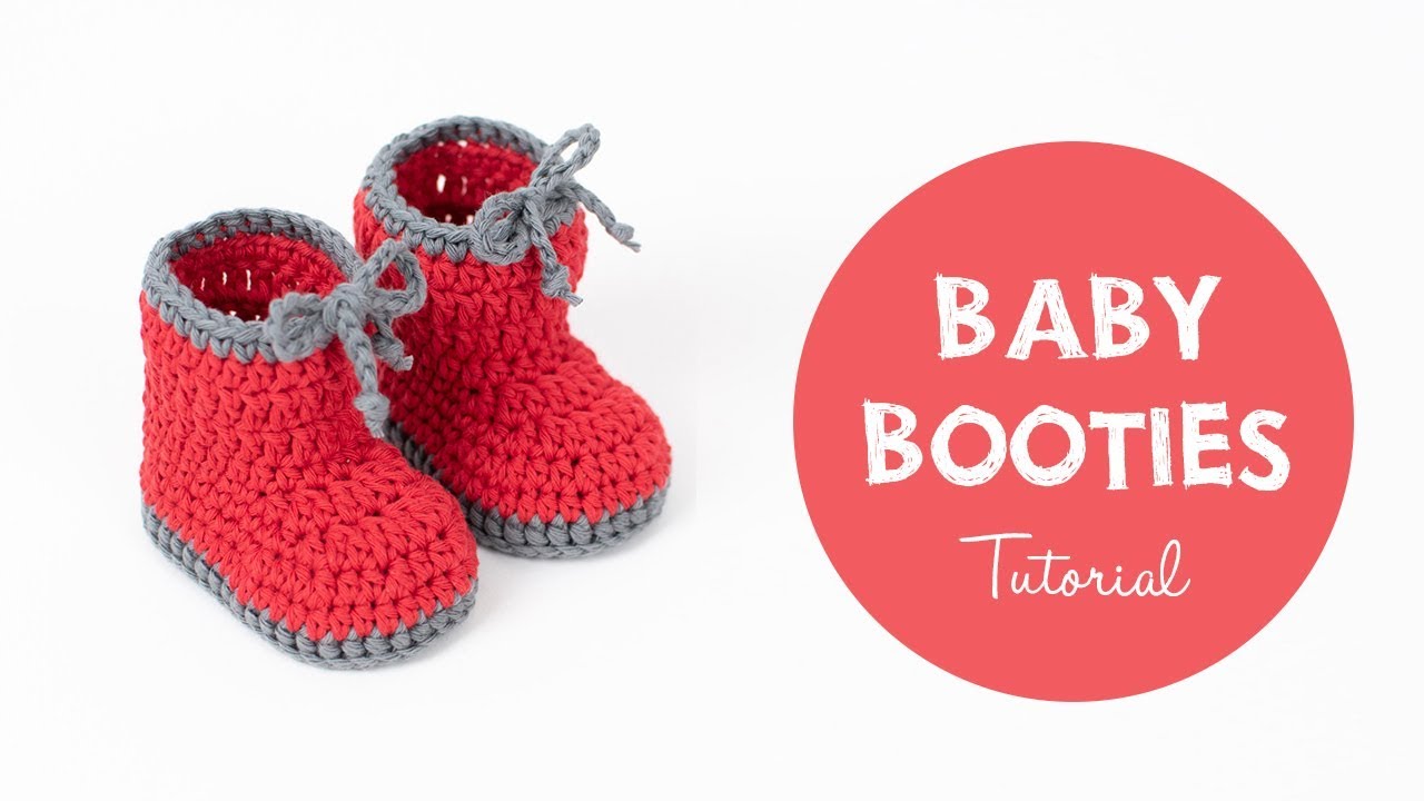 How To Crochet BABY BOOTIES For Beginners | Croby Patterns