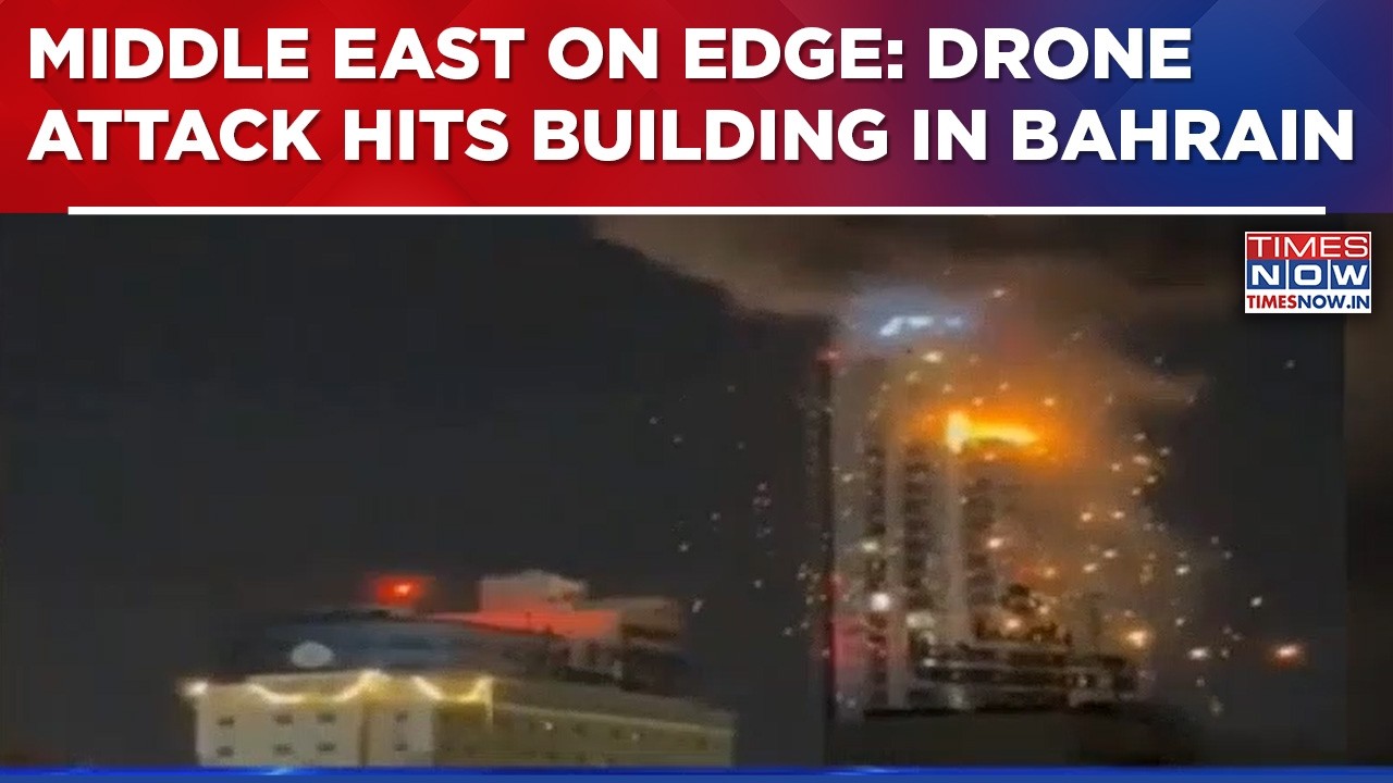 Iran vs America, Israel: Missiles, Drones Rock Middle East | Building Hit, Bahrain On Alert? | Watch