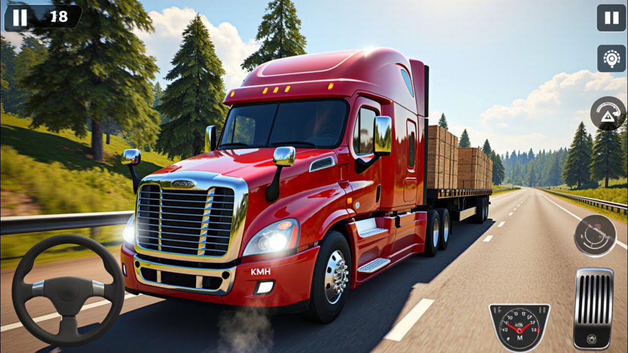 Truck Big Rigs Transporter Driving Simulator - Cargo Transport Multistory Vehicle - Android GamePlay