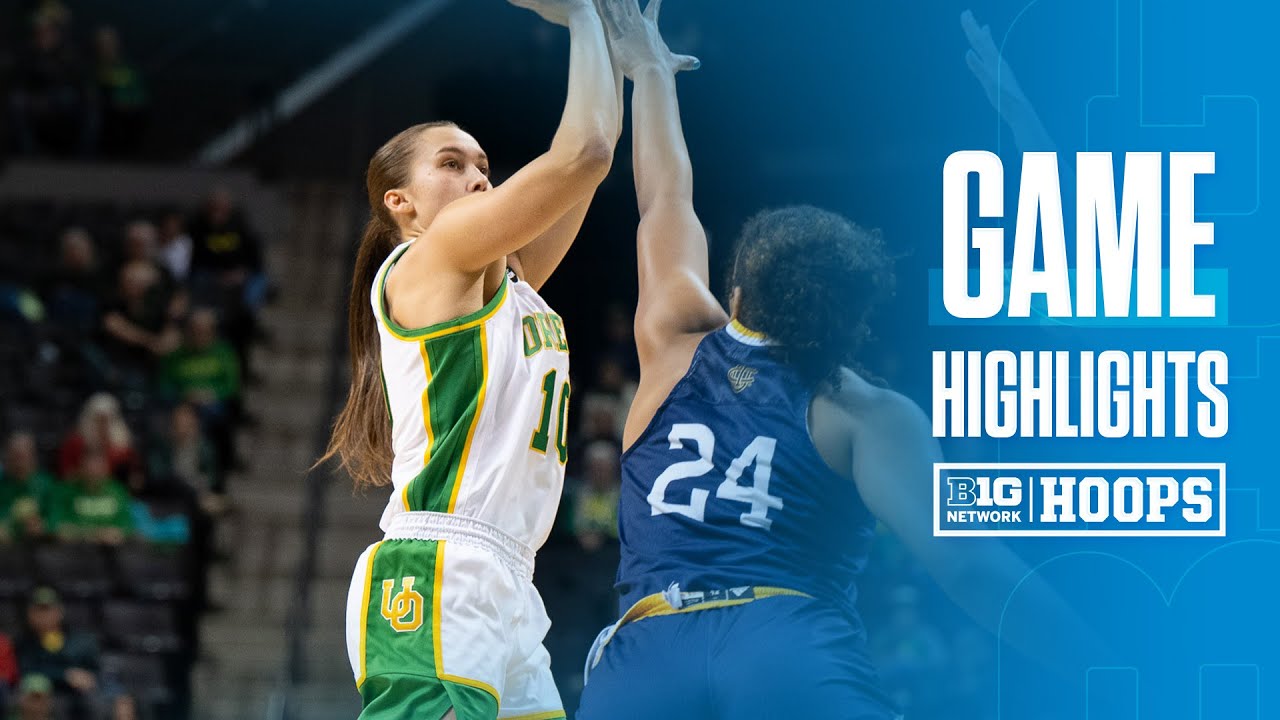 UC Irvine at Oregon | Highlights | Big Ten Women’s Basketball | 12/19/2024