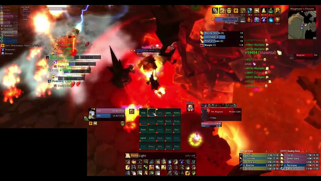Cataclysm Classic | Magmaw Heroic 25 | Eerii Holy Paladin POV | Refuge | Everlook