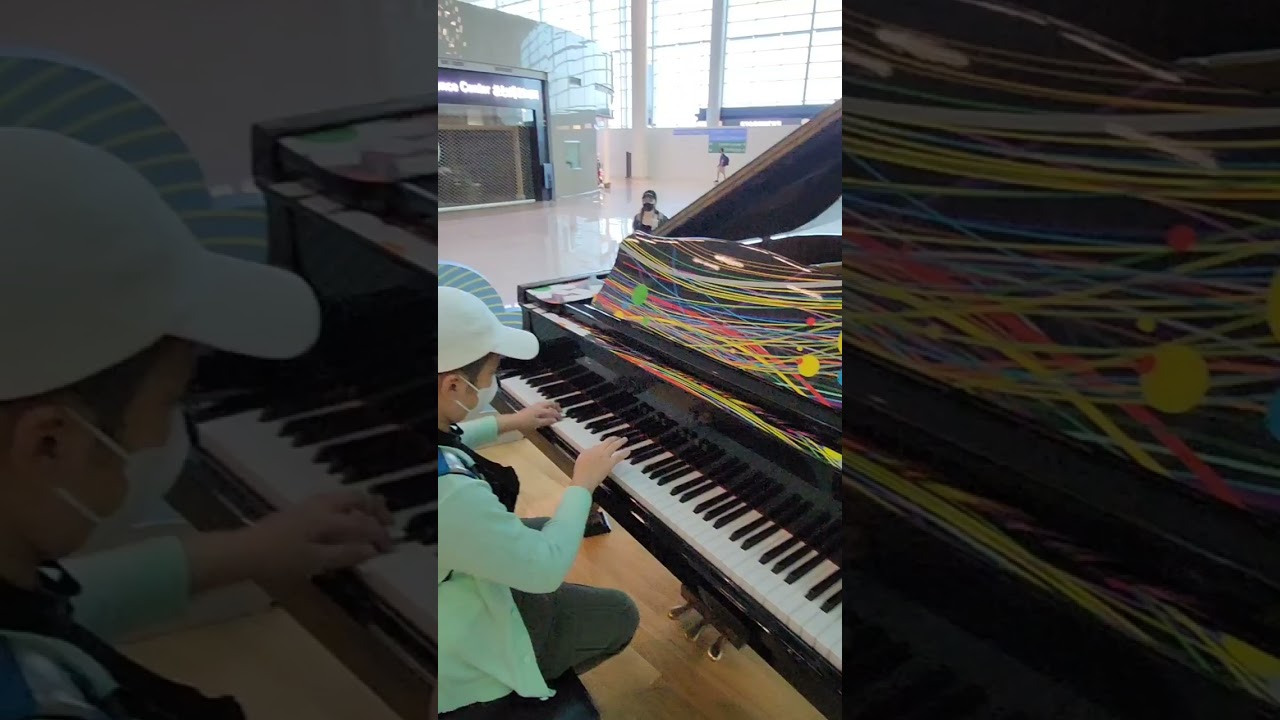 [인천 공항] 요밍의 피아노 연주~♡