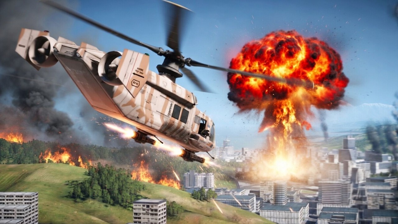 Massive Air & Ground Combat! - NUCLEAR OPTION AI Battles #2