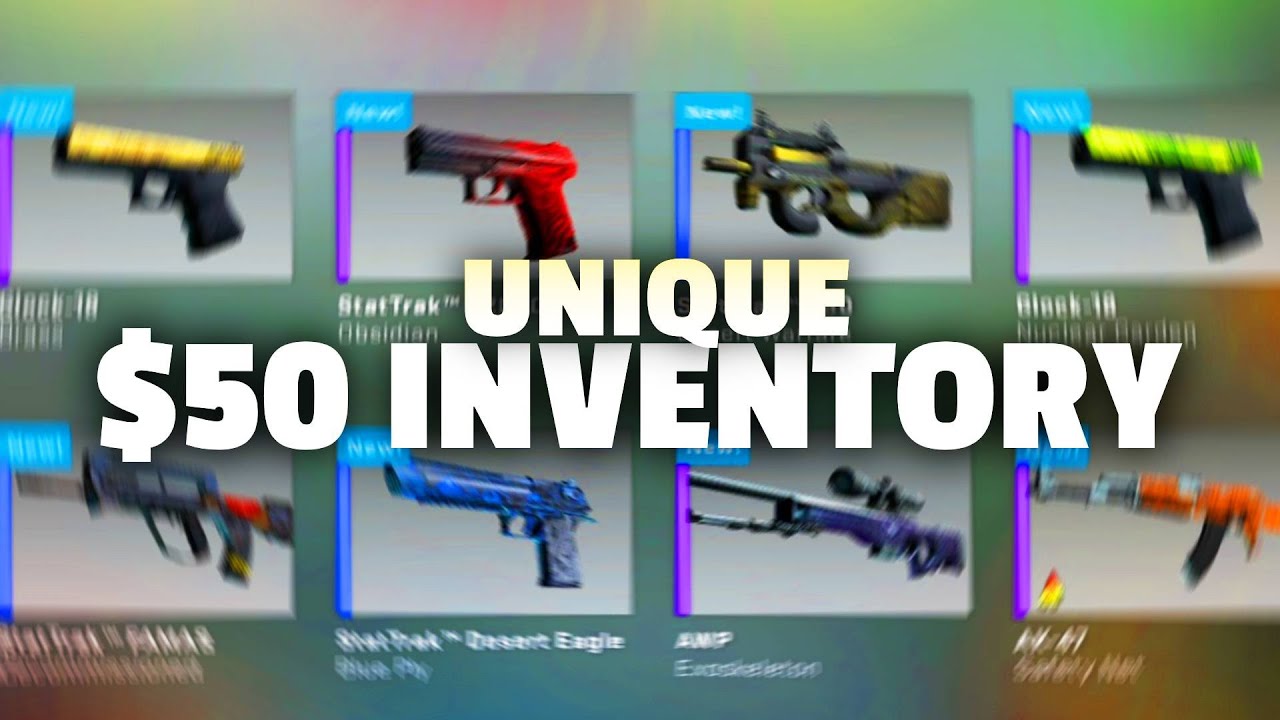 Unique $50 CS:GO Inventory