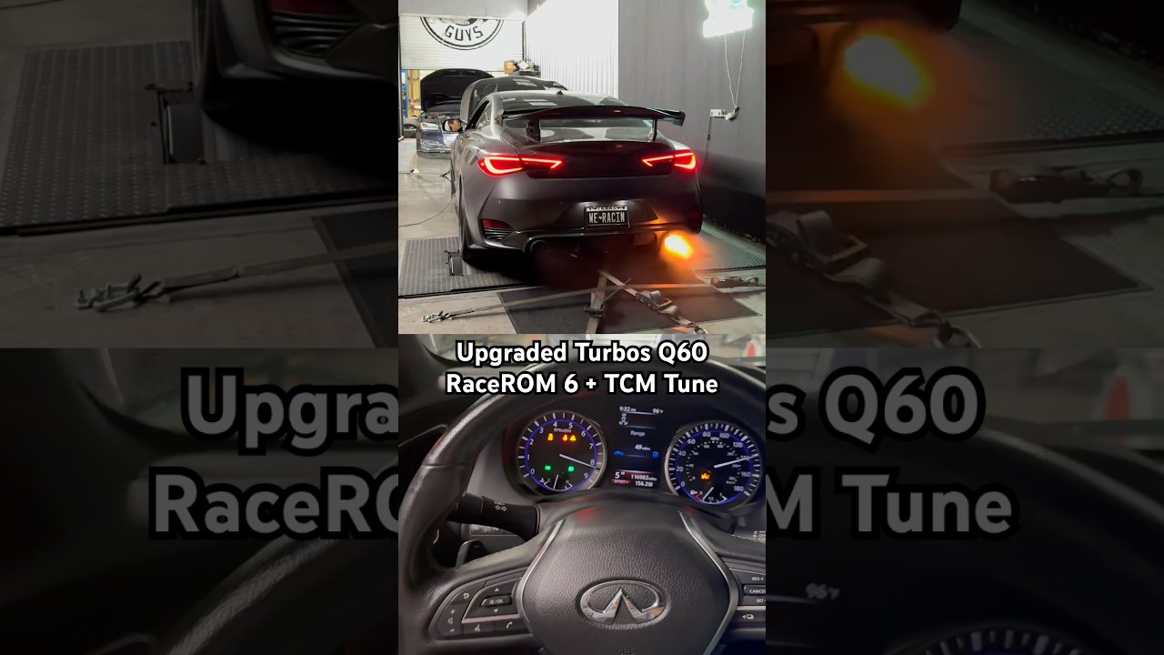 Infiniti Q50/Q60 new ECM & TCM tuning options! (VR30) #racebox #tuned #vr30 #infiniti #ecutek #q60