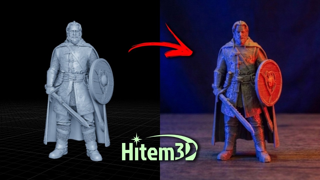 Может ли ИИ превратить изображения в реальные 3D-модели? | Тест Hitem3D V2.0