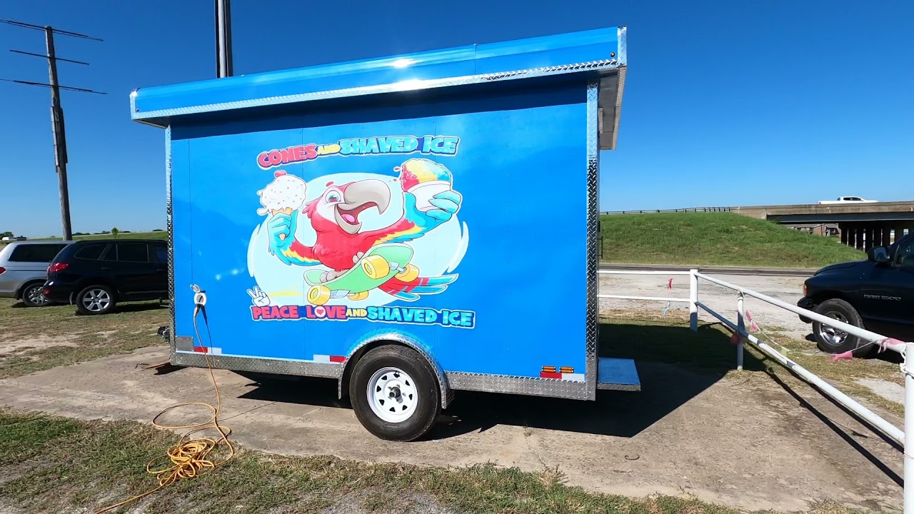 2021 Shaved Ice Trailer!! 8x12