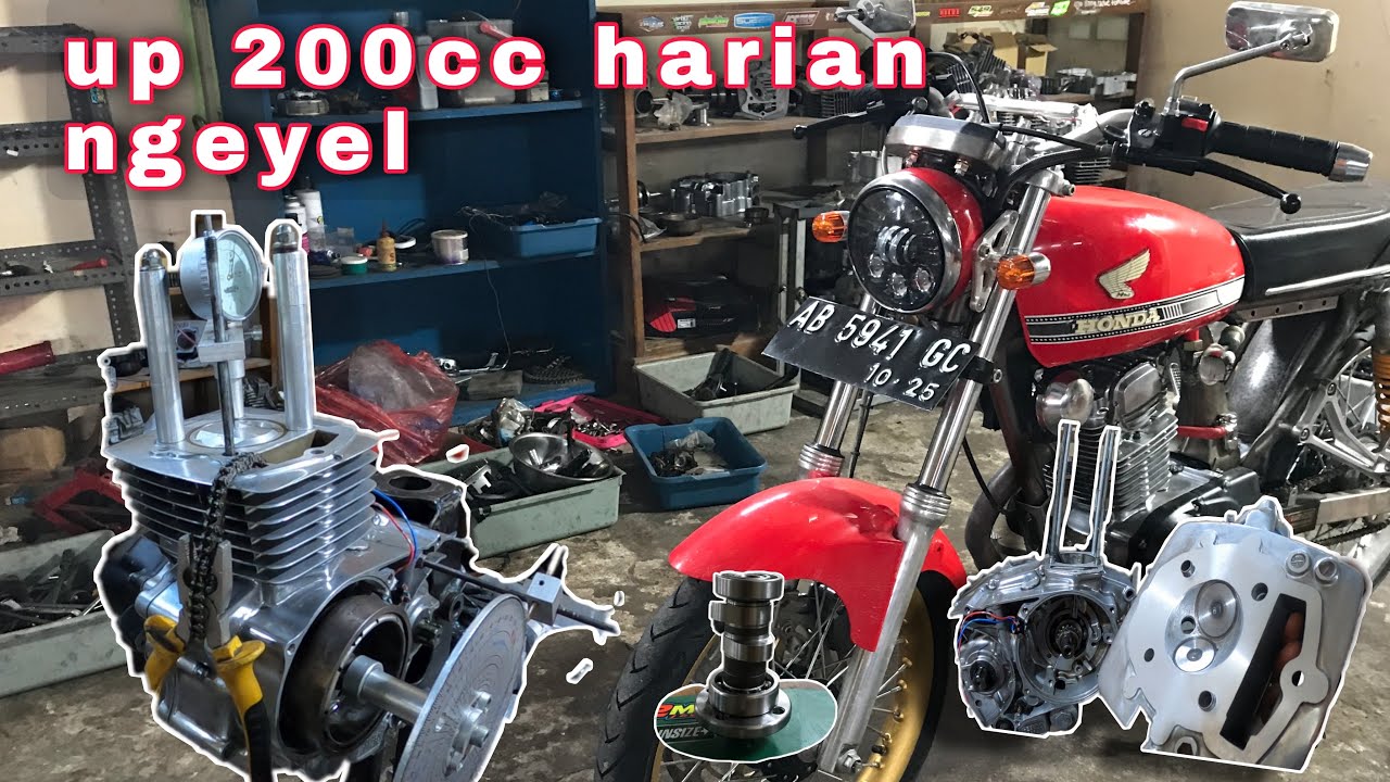BORE UP cb/gl 200cc HARIAN NGEYEL (ccmini)