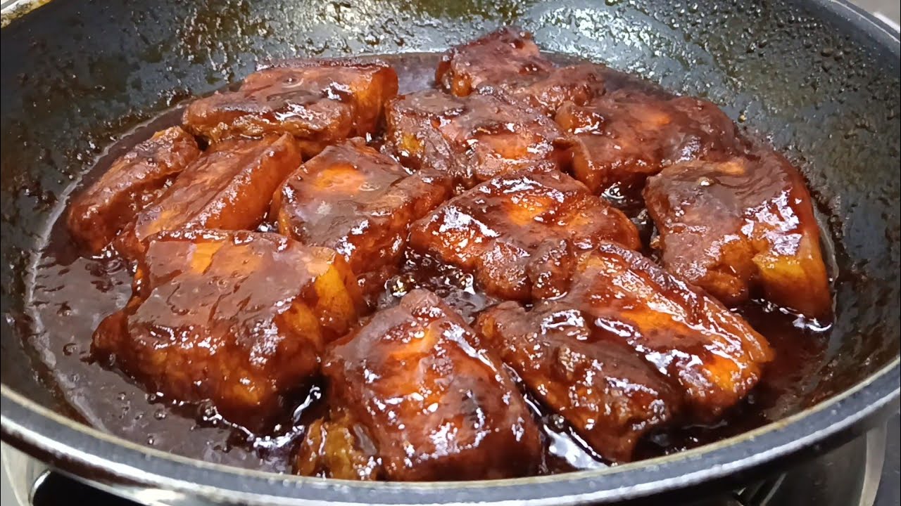 GAWIN MO ITO SA PORK BELLY! SOBRANG SARAP! NO ONION, NO GARLIC BRAISED PORK BELLY WITH COLA!