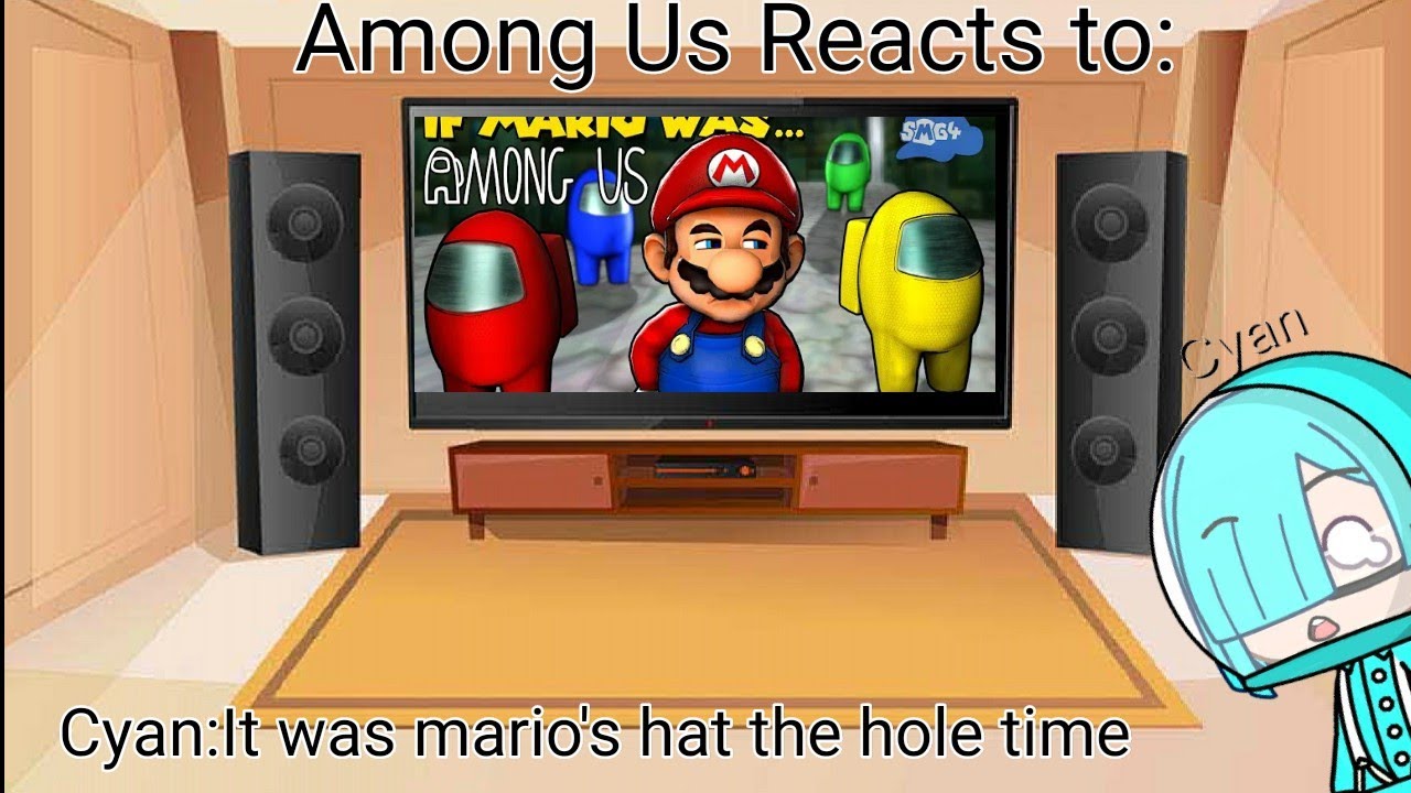 Among Us Reacts to SMG4: If Mario Was AMONG US...
