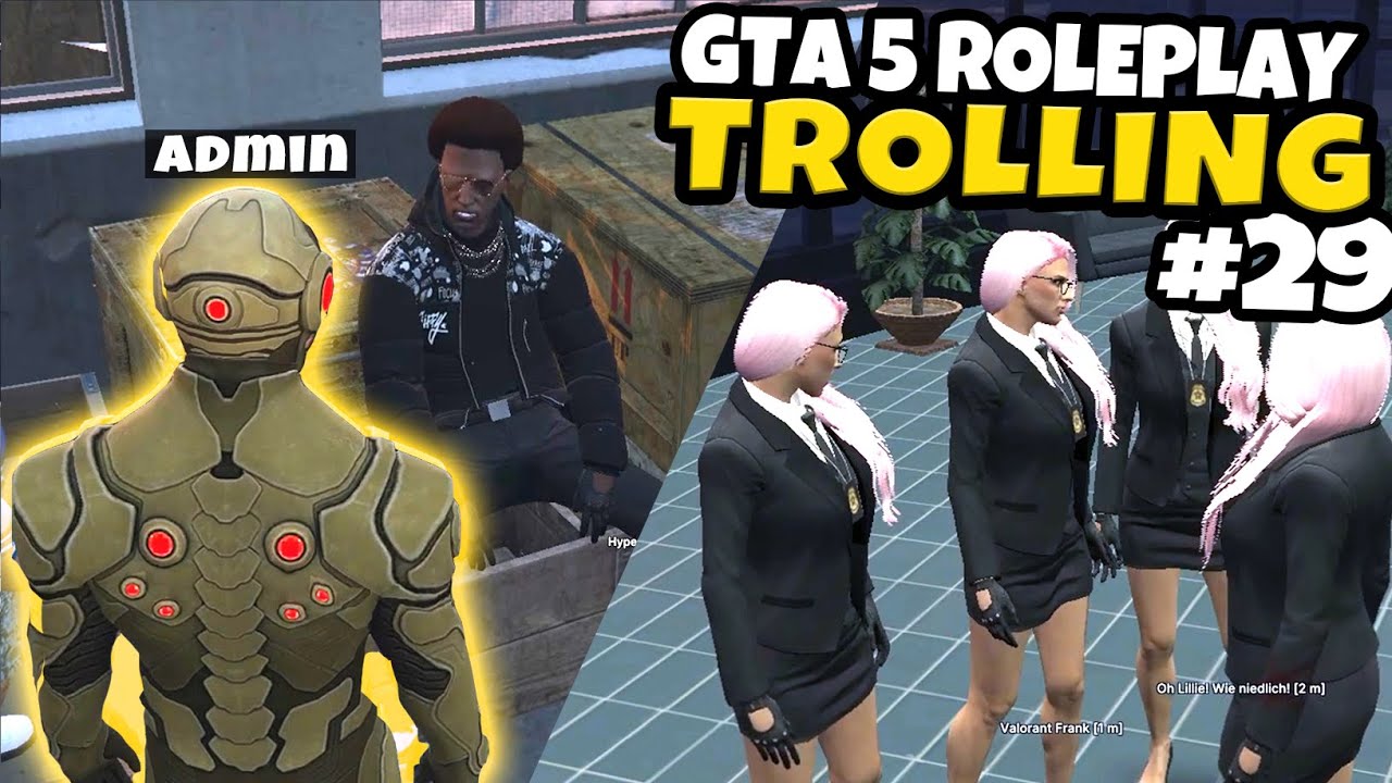 Als Fake-Admin Spieler entführt und getrollt🤣 - GTA 5 RP Trolling
