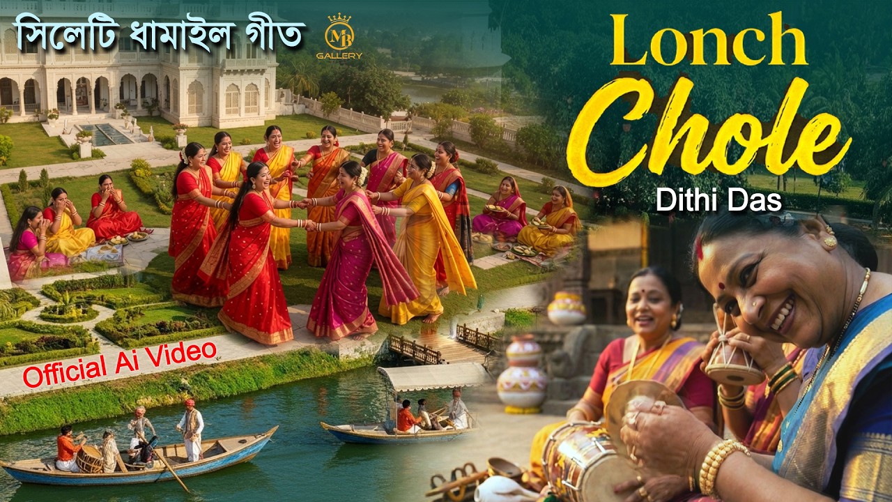 Launch Chole l লঞ্চ চলে l সিলেটি ধামাইল গীত l দিতি দাস l Dithi Das l MB Gallery Ai Video