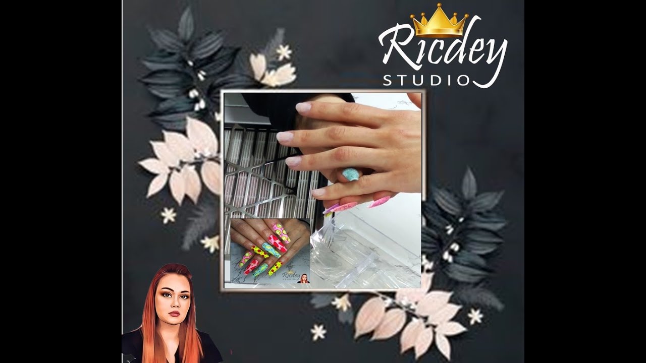 Gel full tips with acrylic-HOW TO-Work with me