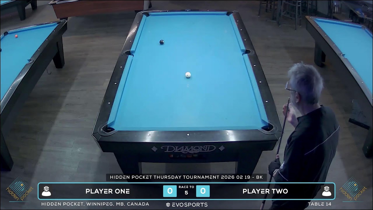 PLAYER ONE vs PLAYER TWO - HIDDEN POCKET - TABLE 14 | EvoSports