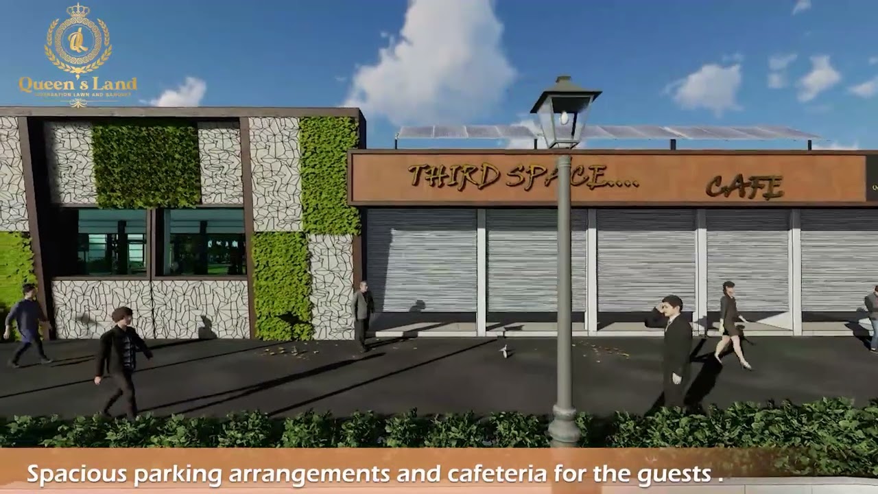 Queen's Land Celebration Lawn and Banquet| Destination venue | Lawns in Nagpur | 3D Walkthrough