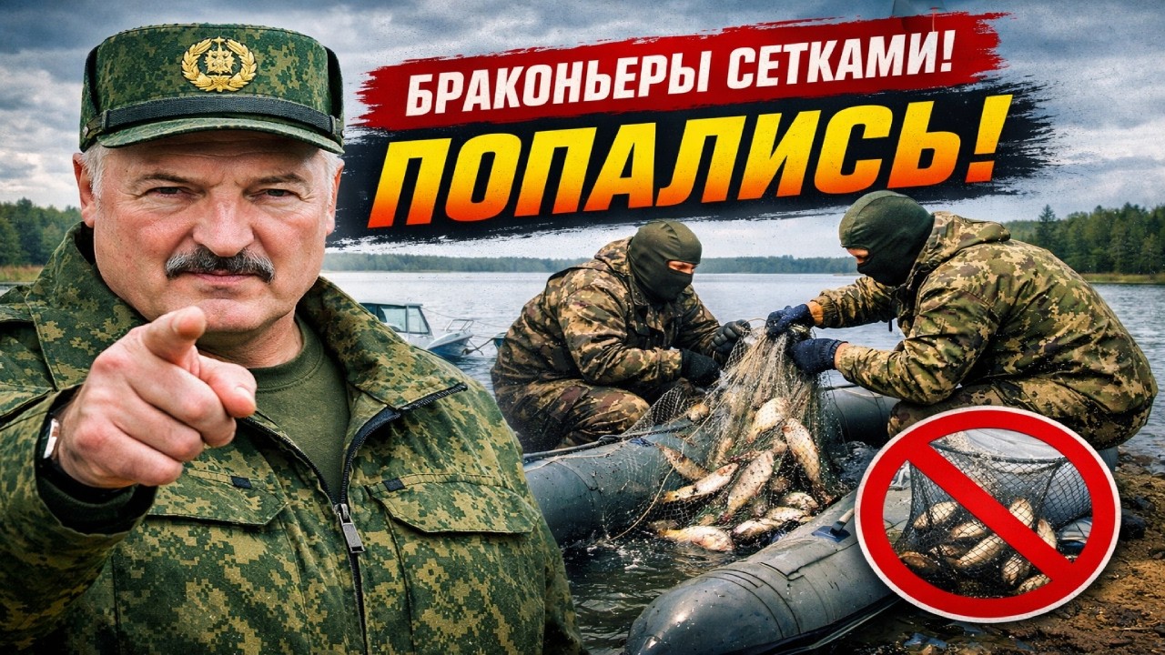 «Рыбалка без лицензии!» — Лукашенко на озере поймал браконьеров с сетями