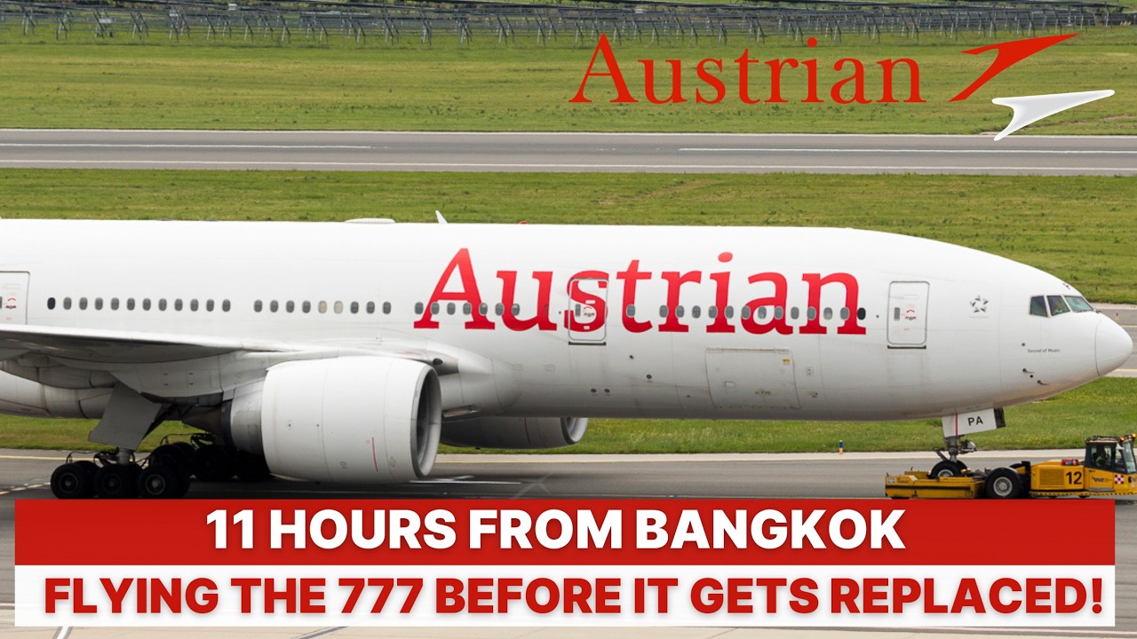 AUSTRIAN AIRLINES | Boeing 777-200 | Эконом-класс | Бангкок-Вена | Впечатления от перелета