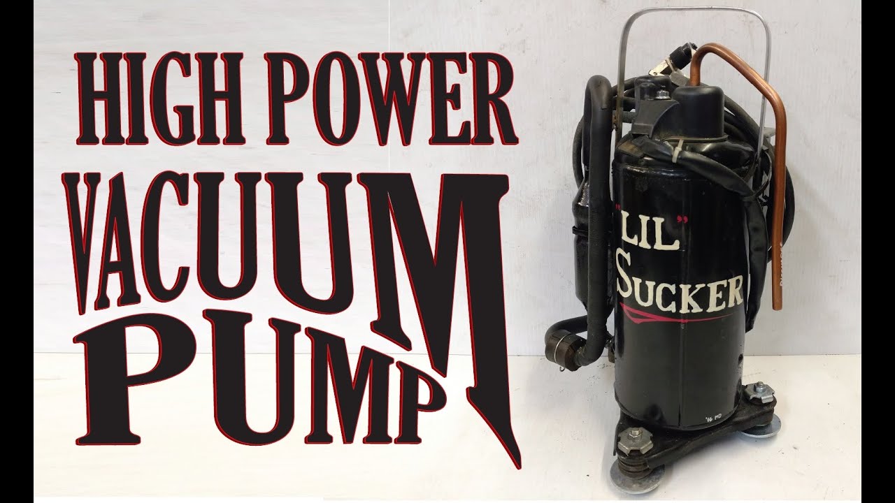 Make a Vacuum Pump for AC in Cars, HVAC, or FUN