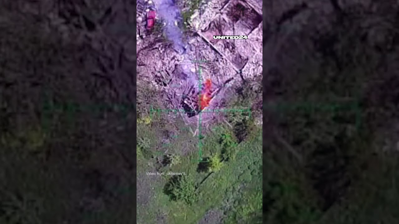 Ukrainian Drones Dropping Improvised Napalm-Filled Munitions on Enemy Positions #warinukraine