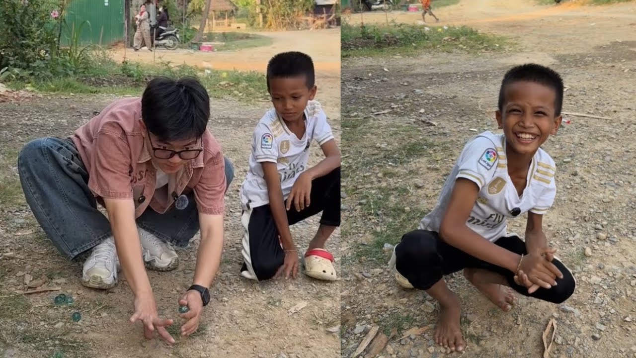 ប្រកួត បាញ់ឃ្លី ជាមួយកូនក្មេងក្នុងភូមិ 🤣 សងសឹក