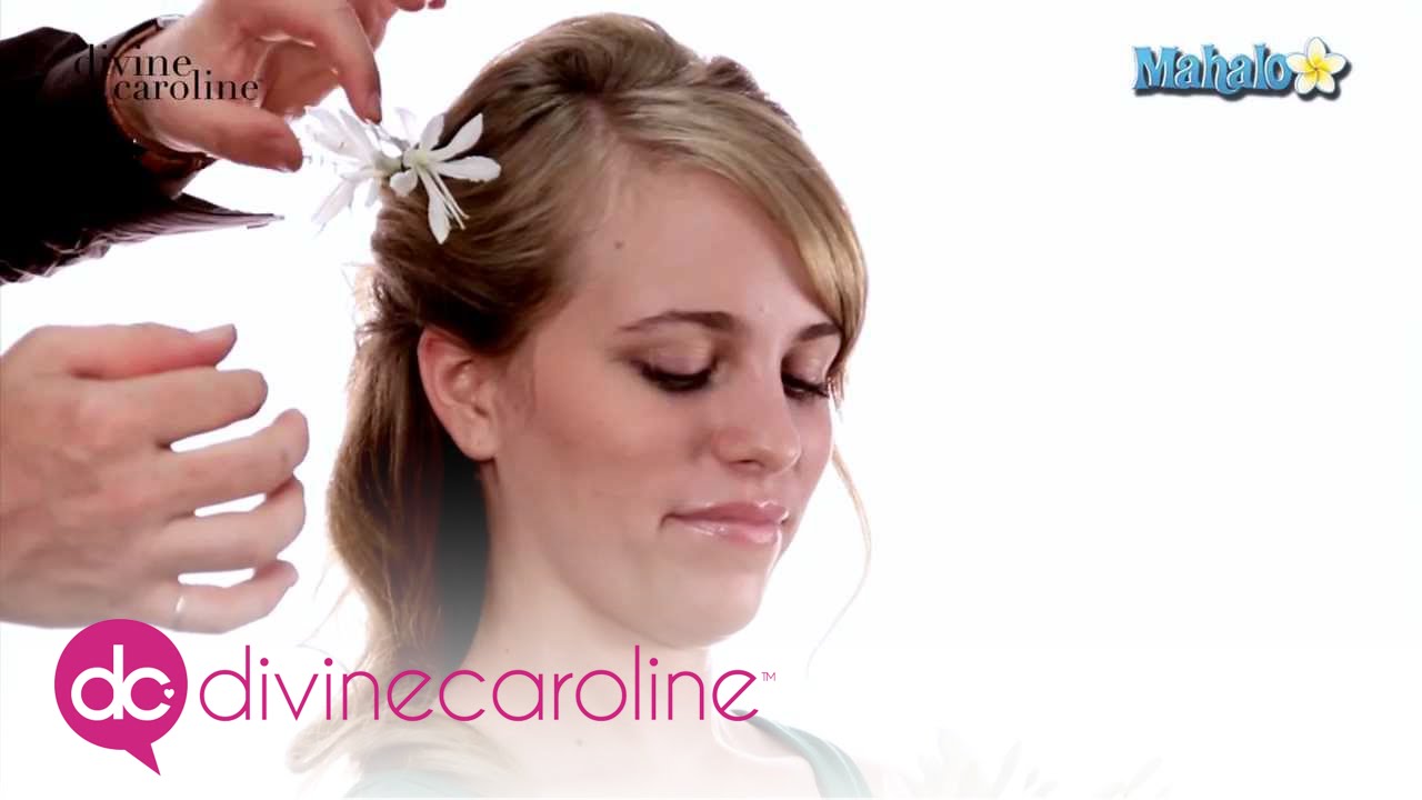How to Incorporate Real Flowers Into a Wedding Hairstyle | MORE