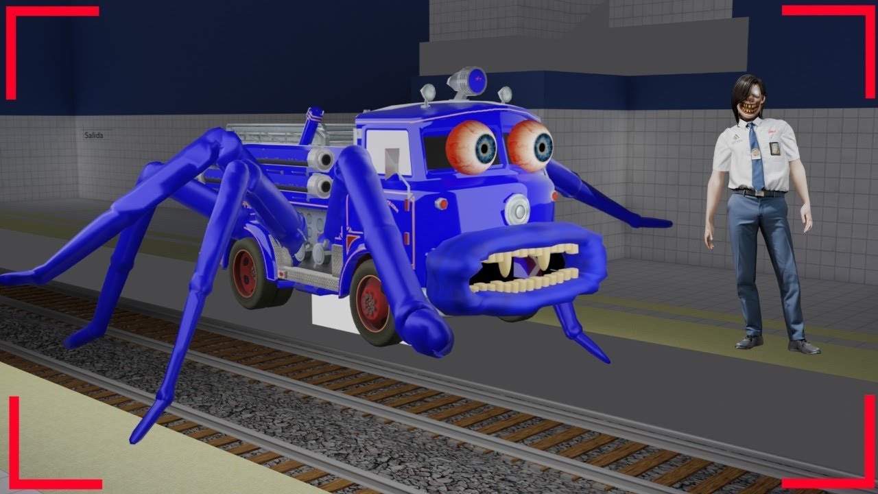 There's Horror Secret Place Blue Spider Fire Truck Haunted Yuta Mio 😱 SAKURA SCHOOL SIMULATOR