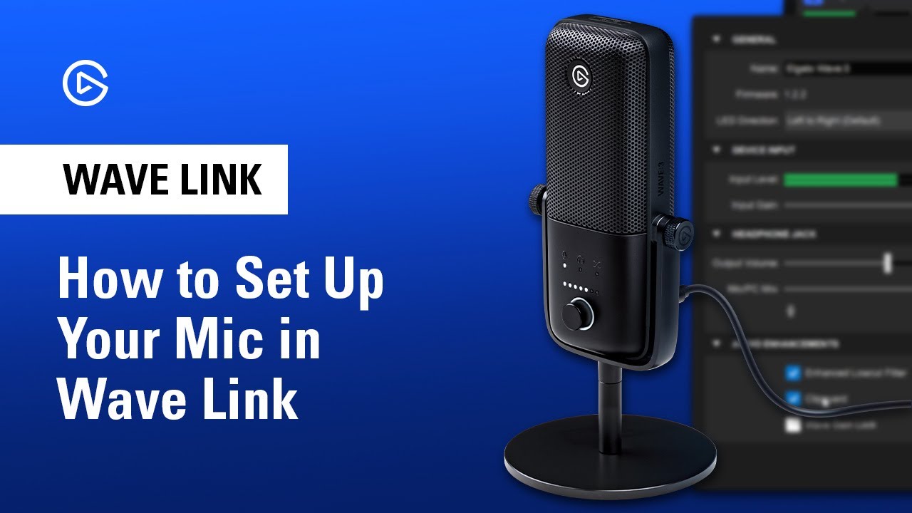 How to Set Up Your Microphone in Elgato Wave Link