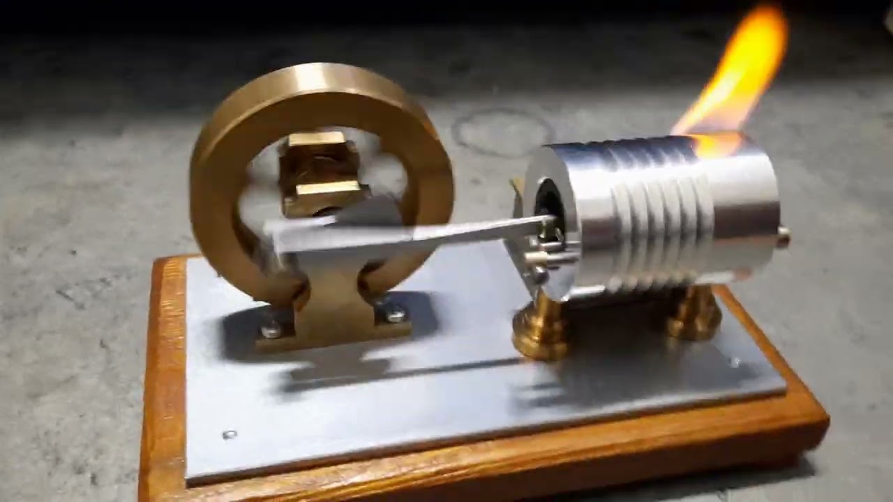 Teplovzdu&scaron;n&yacute; motor -  Flame licker engine - part 2