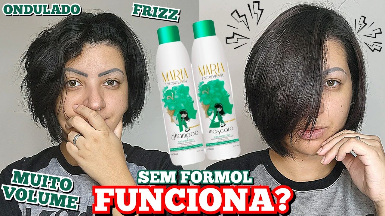TESTANDO A PROGRESSIVA ORGÂNICA da MARIA ESCANDALOSA (sem formol) SERÁ QUE FUNCIONA MESMO? 😌
