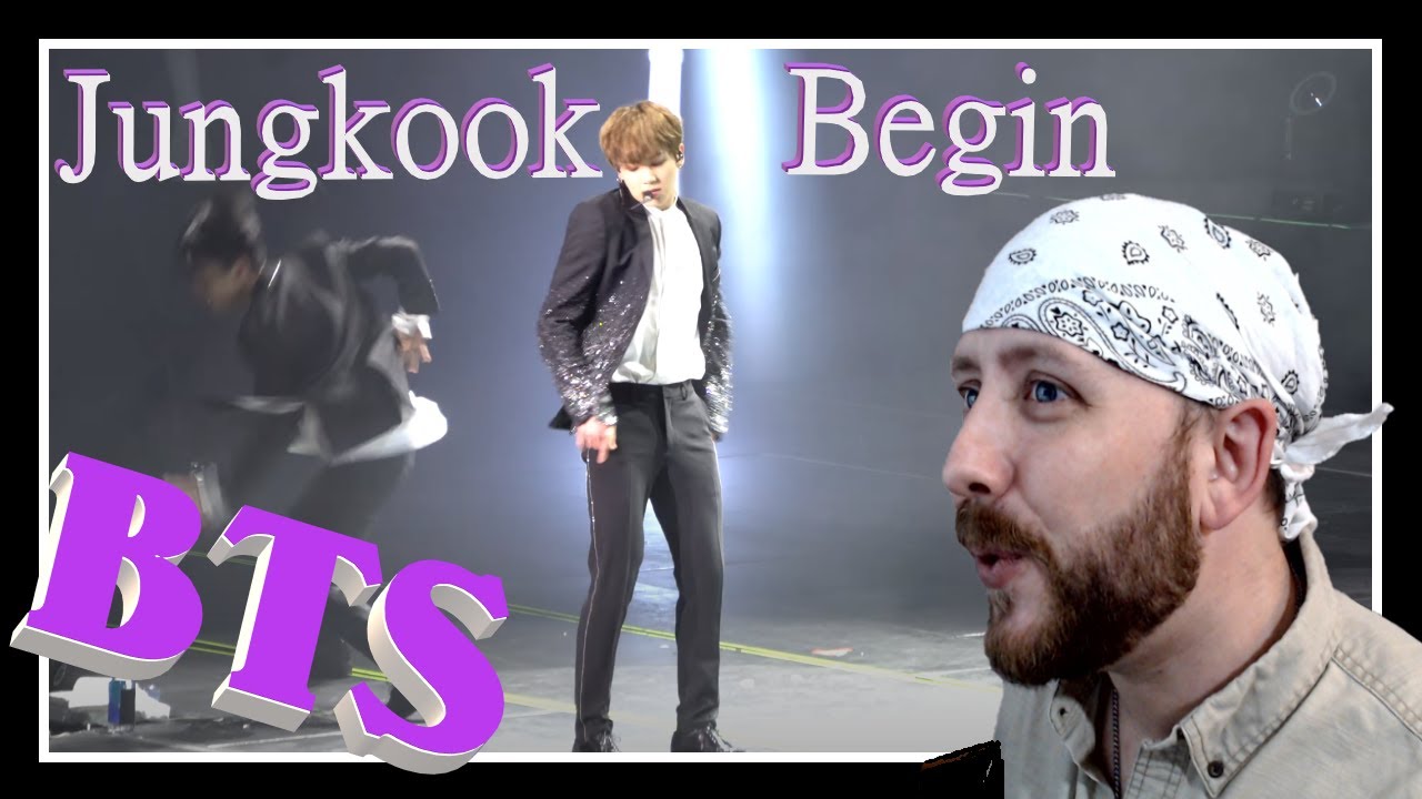 BTS Jungkook - Begin (Live) REACTION | BTS Wings Tour