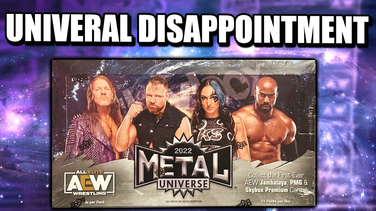 UPPER DECK IS OUT OF TOUCH! | 2022 AEW Metal Universe Box Review