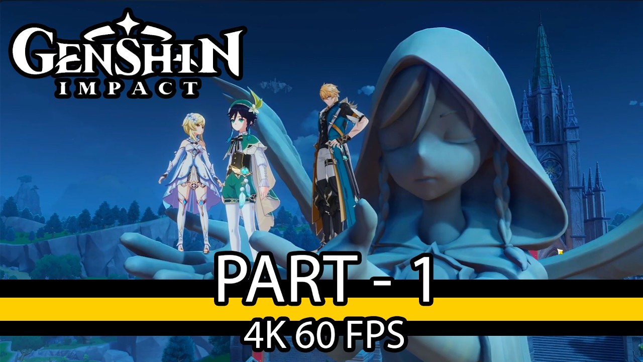 [ NO COMMENTARY / 4K 6FPS Walkthrough ] - Patch 6.4 Mondstadt Event Quest | GENSHIN IMPACT - PART 1