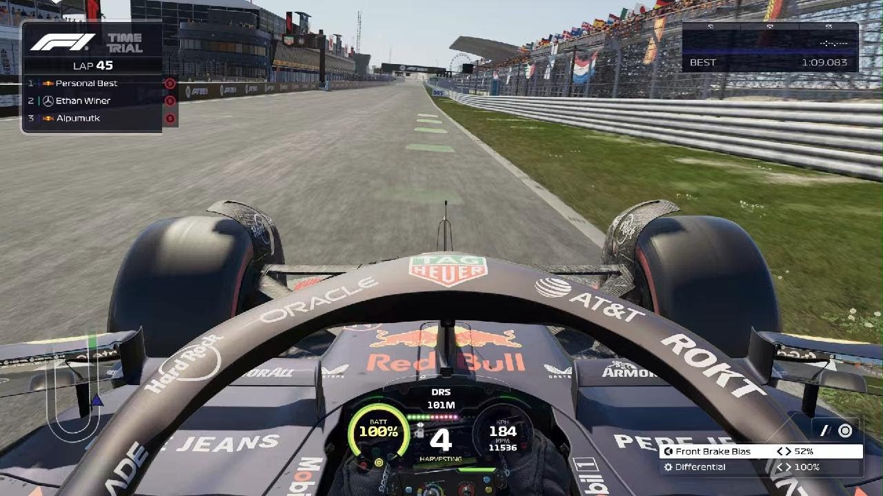 F1 25 Netherlands Reverse PS World Record & Setup (1:09.074)