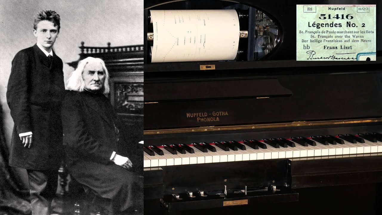 Bernhard Stavenhagen plays Liszt Legende No. 2 (before 1912/13)