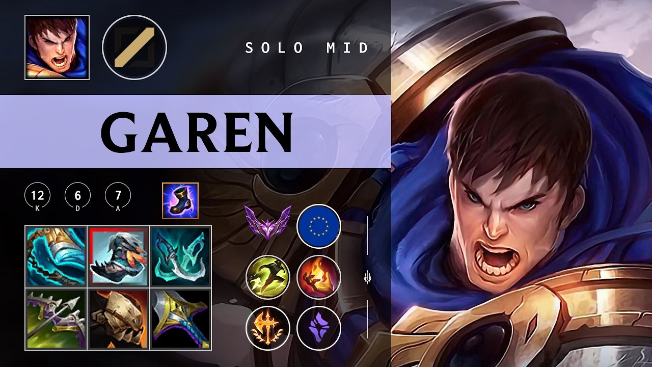 Garen Mid vs Yone - EUW Master Patch 26.05