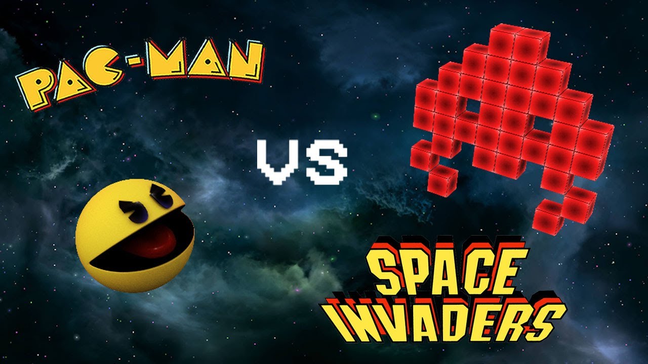 Pac-man vs Space Invaders