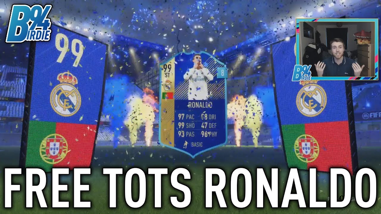 FREE TOTS RONALDO!!! EA END FIFA 18 WITH A FREE PACK!!!