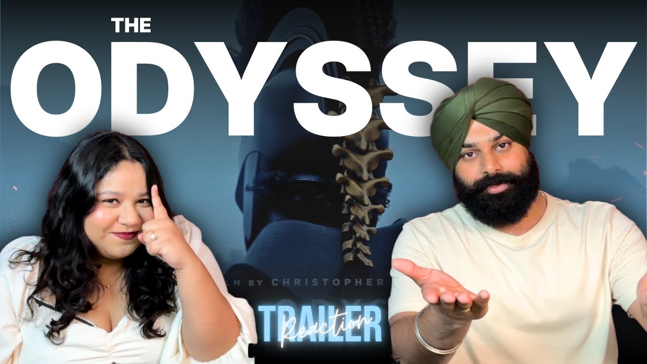 First Time Reacting to The Odyssey Trailer (Official Trailer) | Happily Reacting | Chris Nolan