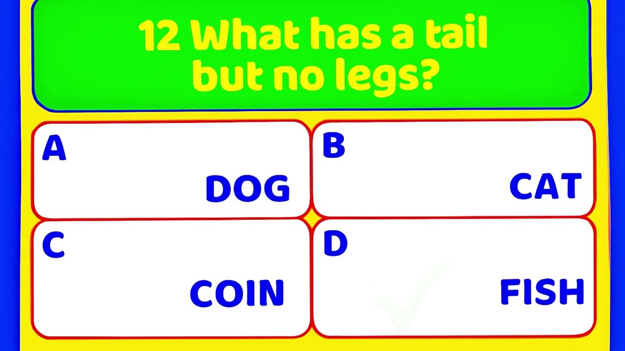 Kids Quiz Time! | Riddles Challenges for Smart Kids