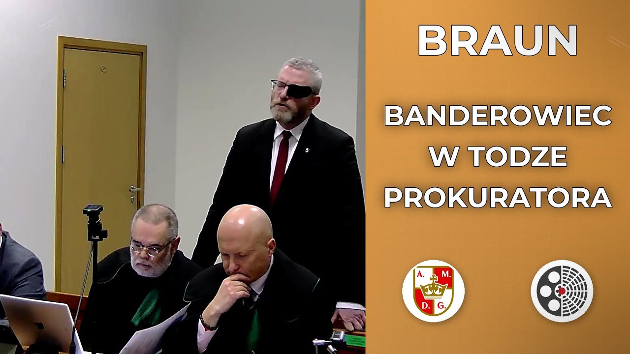 Grzegorz Braun: Sz&oacute;sta rozprawa sądowa