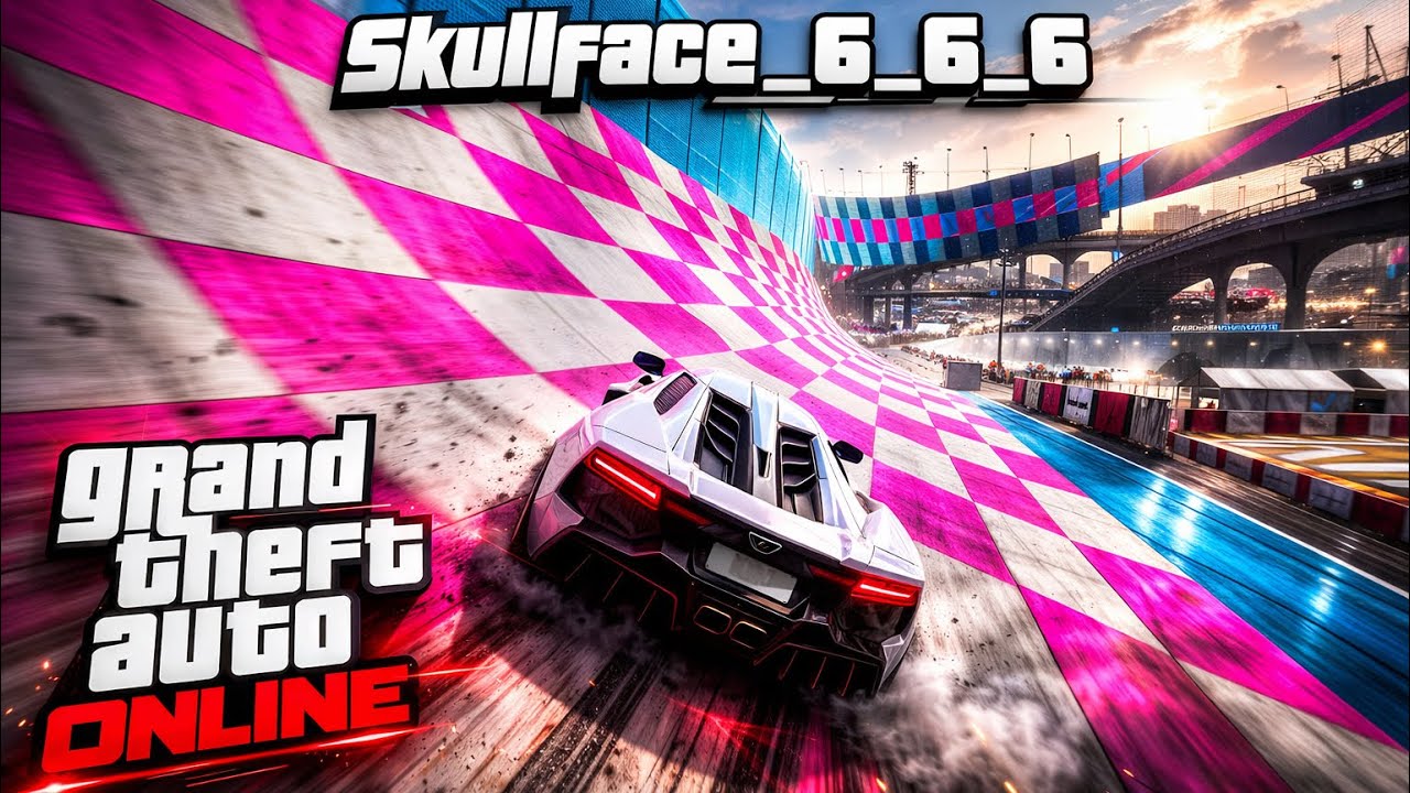 ⚫️ Magnifique Stunt de @skulface_6_6_6 / GTA Online avec @patoumoorea @el_fleau21 
