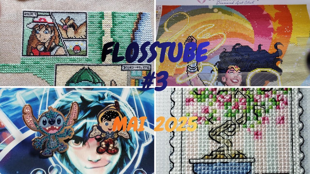 📍 Flosstube #3 - Mes avancées de Mai 2025
