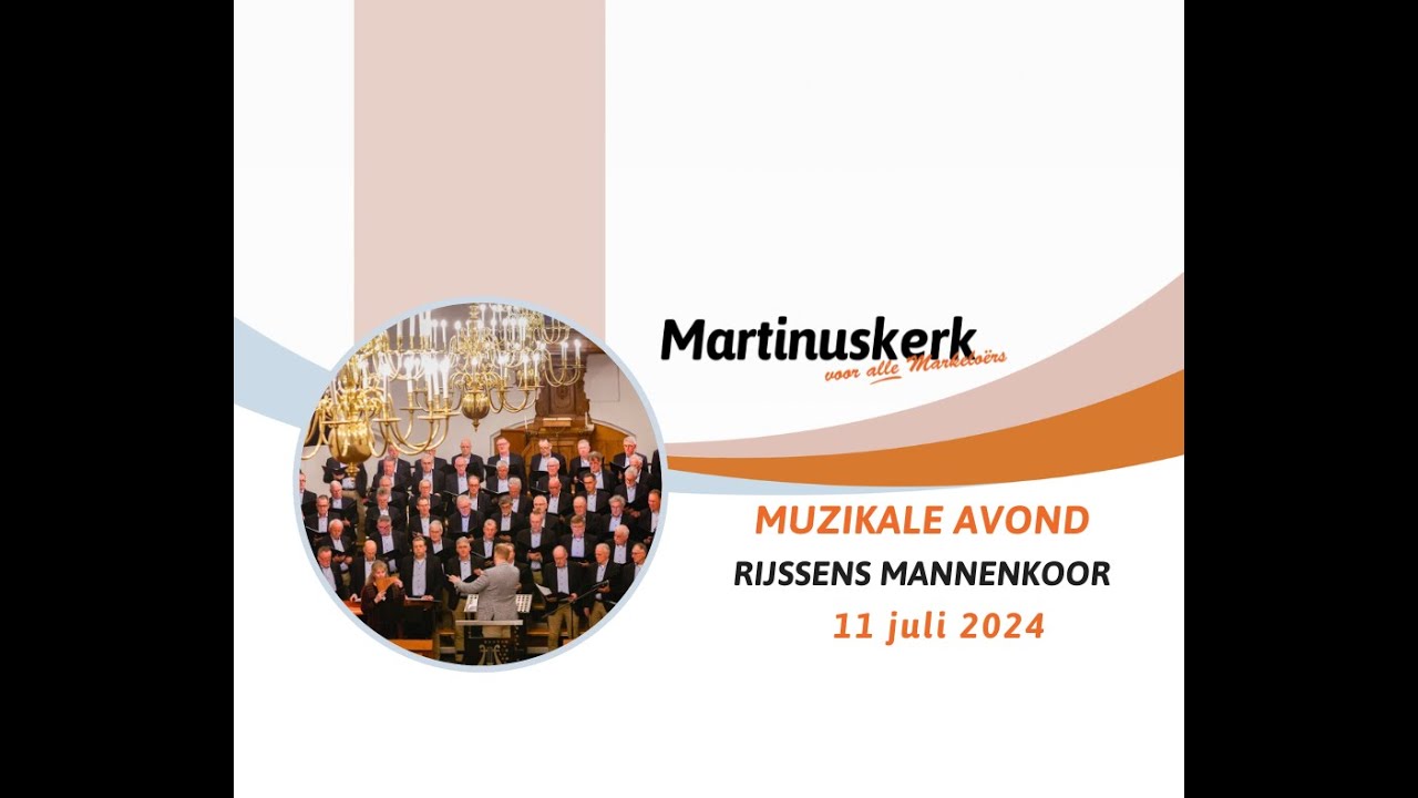 Martinuskerk Rijssens Mannenkoor op 11 juli 2024