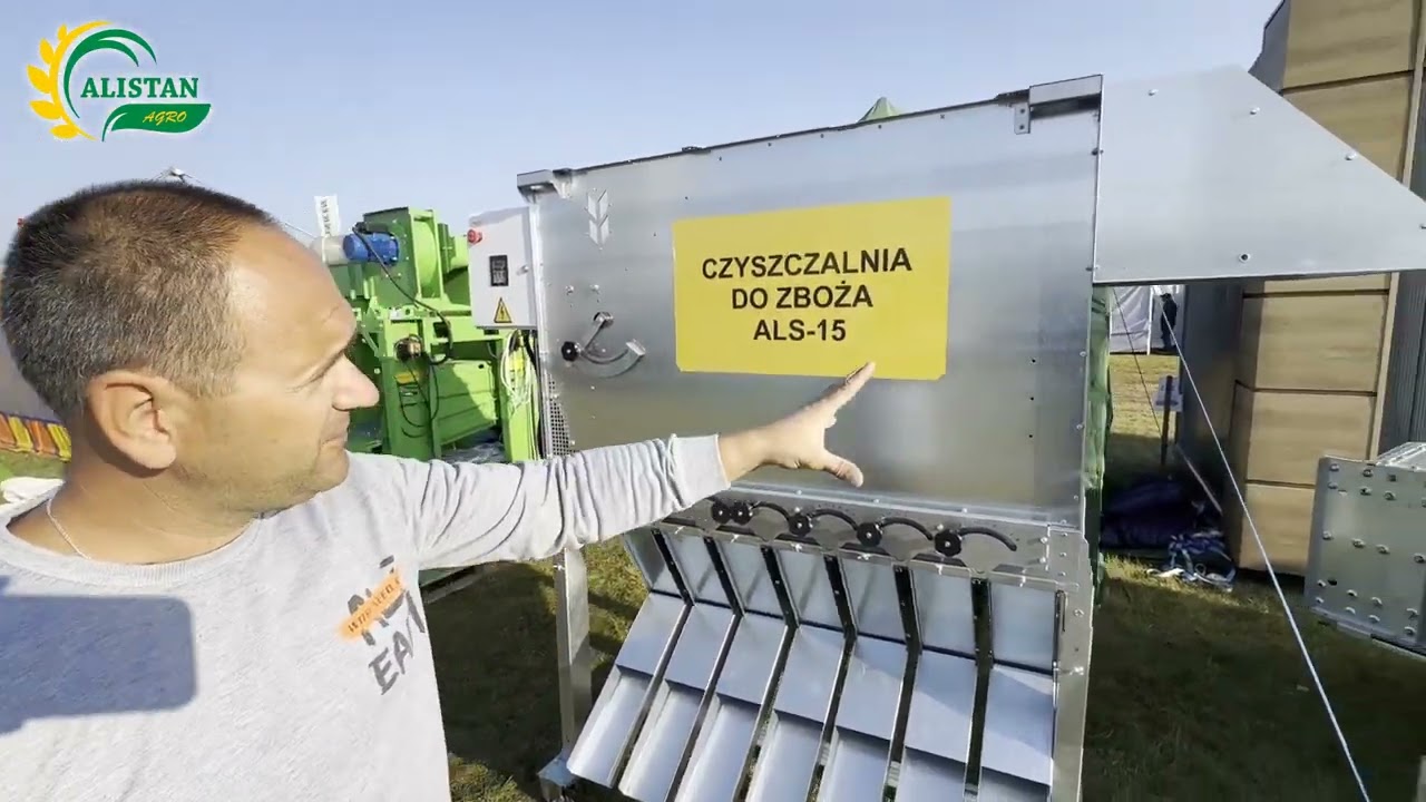 Czyszczalnia do ziarna ALS-15 N3. Separator do zboza, krótki przegląd funkcji i zalet