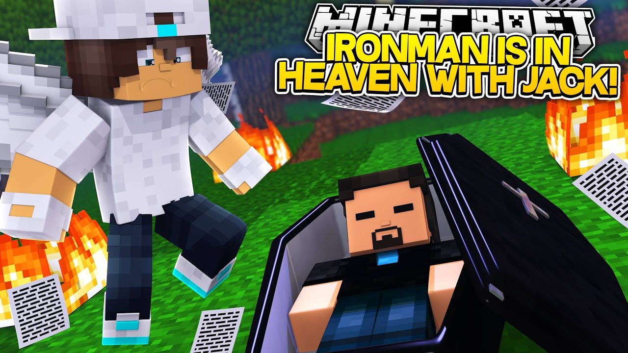 Minecraft Adventure - JACK TAKES IRONMAN TO VISIT HIM IN HEAVEN