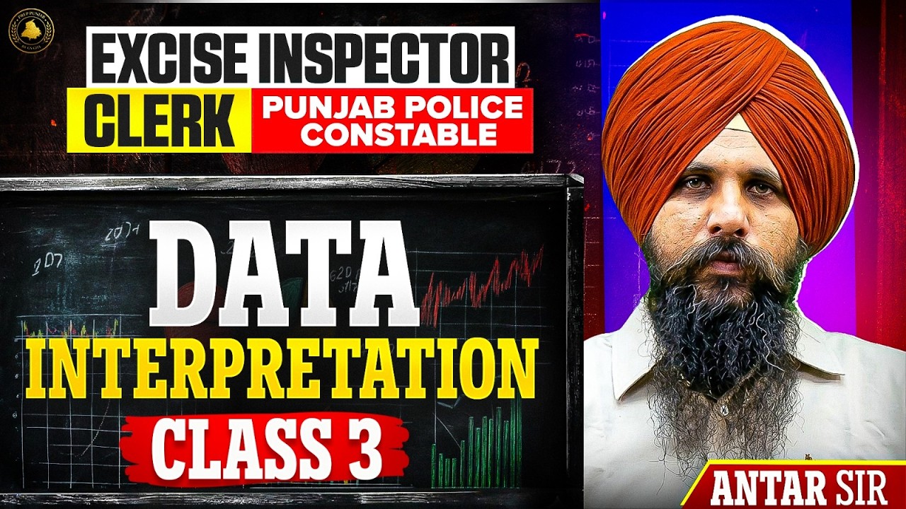 Data Tables - Missing D.I | Class-3 | Excise Inspector, Clerk, Constable | Antarpreet Sir