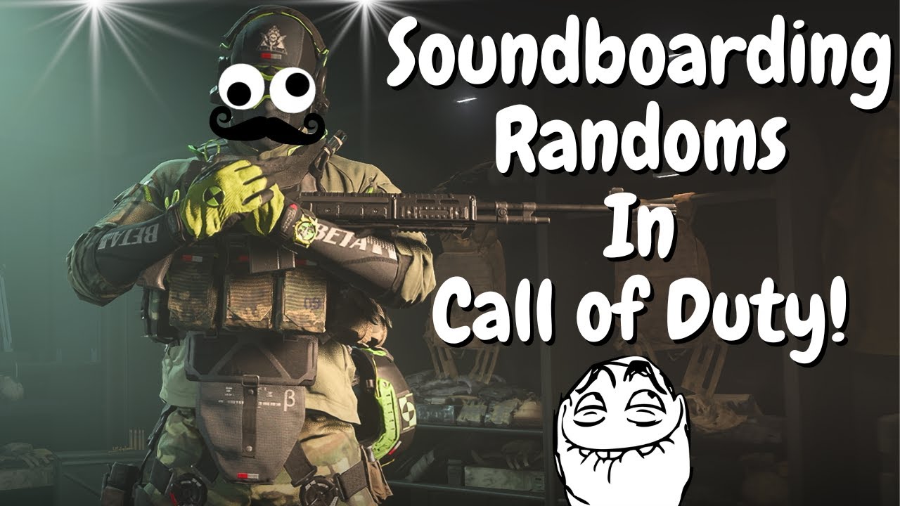 Soundboarding Randoms in Call of Duty! (funny)