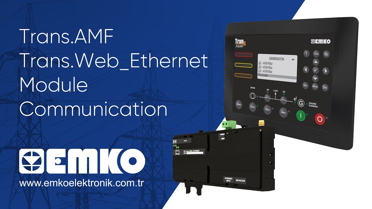 EMKO Elektronik Trans.AMF - Trans.Web_Ethernet Module Communications
