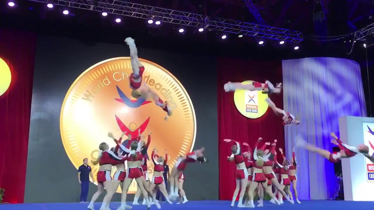 Team Denmark All Girl Premier Cheer | ICU Worlds 2018 Day 1